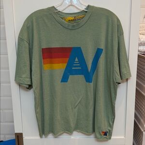 Aviator nation tee - sage green